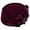Burgundy, variant on Doomiva Womens Vintage Flower Pillbox Hats Ladies Church Derby Fascinator Hat Khaki One Size