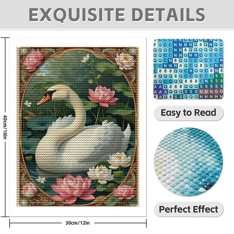 ダイヤモンドアートクラブ Swan Pond Swan Pond – Diamond Art Club