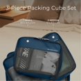 thumbnail image 3 of Set de Cubos Organizadores de Viaje Briggs & Riley 3 Piezas Azul Marino, 3 of 7