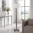 thumbnail image 4 of Uttermost Counteract 67.38" Transitional Rust Metal Fabric Floor Lamp in Black, 4 of 7