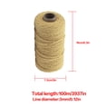 thumbnail image 4 of Transemion DIY Crafts Ropes Roll Cotton Rope String Multi-color Macrame 3mm Light Tan, 4 of 6