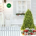 thumbnail image 3 of Gymax 5Ft Pre-lit Christmas Tree Hinged Fir Tree w/ 8 Flash Modes LED Lights, 3 of 10