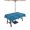 Blue, variant on Outdoor Tablecloth with Umbrella Hole Zipper Buffalo Plaid Round Tablecloth 60" Waterproof Outside Table Cloth Amber Orange Farmhouse Gingham Striped Patio Table Cover Tablecloths for Picnic Party
