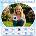 thumbnail image 3 of JoyStone Kids Camera Instant Print, 1080P Instant Digital Camera with 4 Color Print Paper, Birthday Gift for Girls and Boys Aged 3-12, Blue, 3 of 10