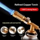 thumbnail image 2 of Gas Burner Welding Torch Portable Gas Torch Blowtorch Copper High Temperature Brass Mapp Gas Torch, 2 of 5