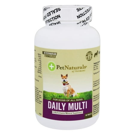- Pet Naturals of Vermont Daily Multi For Dogs of All Sizes 60 Tablet(s)