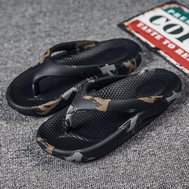 Pareja Mujeres Hombres Chanclas ortopédicas Soporte de arco Sandalias de tanga suave Zapatillas Wmkox8yii ytu9194