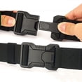 thumbnail image 4 of TEAJOPSUU Men's Lightweight-Duty Nylon Belt with Quick Release Plastic Buckle- Adjustable Utility Belt for Outdoor Work Hiking Cargo Pants Trim to Fit Black, 4 of 9