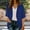 Blue, variant on Daiosportswear Women'S Chiffon Kimono Loose Casual Open Front Cover Ups,Cover-Up for Women Red L(L)