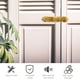 thumbnail image 2 of GOOHOCHY Estilo europeo Alloy Diapositiva Puerta Perno Barril Pestillo Puerta Vintage Cerradura de Seguridad, 2 of 7