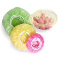 thumbnail image 2 of Elastic Food Storage Covers, Reusable Stretch Plastic Wrap Bowl Covers, Elastic Alternative to Foil Food Storage Covers Fresh Keeping Bags for Family Outdoor Picnic, 2 of 6
