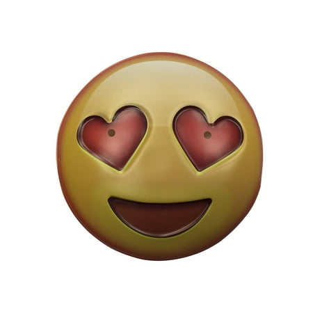 Rolling Festive Emoji Mask - Heart Eyes