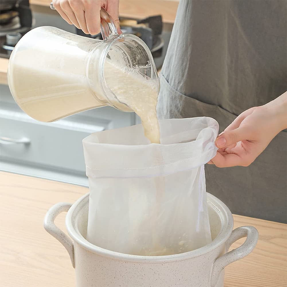 Sacs à Lait Végétal Okaywork - 5 Pièces (20x30 Cm Et 24x36 Cm) - Lavables