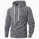 thumbnail image 1 of Dolkfu sudaderas de forro polar para hombres, sudadera sólida con cordón, casual, suelta, camisetas de pullover para hombres S, 1 of 9
