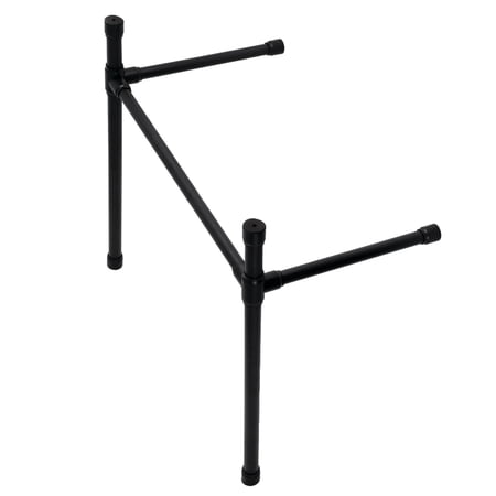 Kingston Brass VPB2818330 Stainless Steel Console Sink Legs in Matte Black