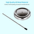 thumbnail image 4 of KW-trio All Metal Straight Rod Desk Receipt Holder Spike Stick Bill Notes Paper Memo Fork Check Spindle Restaurant Ticket Holder with Protective Cover, 4 of 7