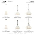 thumbnail image 4 of 41383-07 Livex Lighting Prato - 3 Light Chandelier in Modern Style - 21 Inches wide by 20.5 Inches high-Bronze/Antique Brass Finish    -Traditional, 4 of 10