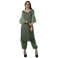 thumbnail image 2 of Moomaya Women's Printed Indian Ethnic Clothing Set-Printed Kurta w/ Pants, Designer Tunic Dress, 2 of 9