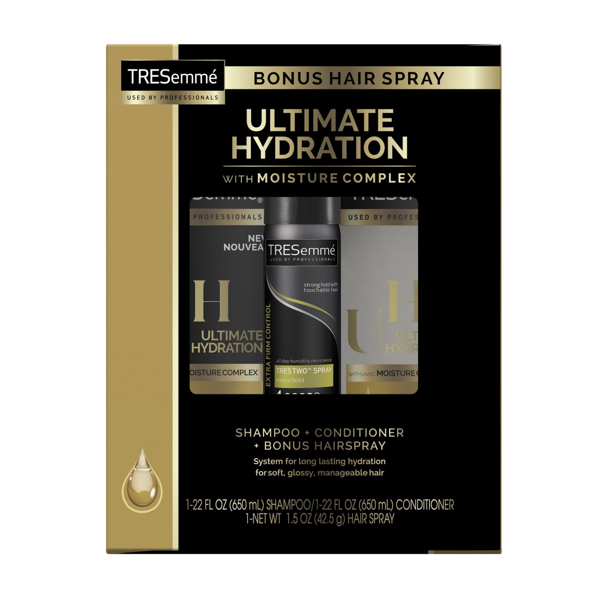 Product of Tresemme Ultimate Hydration Shampoo & Conditioner, 22 oz./ 2