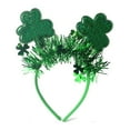 thumbnail image 2 of MXTPOV St.Patrick's Day Headbands, Green Shamrock Hats Headband, St Patricks Day Decorations Headwear Accessories, Glitter Hair Bands for Party Adults, 2 of 5