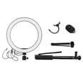 thumbnail image 1 of Anillo de luz LED Selfie Stick Kit de soporte para trípode Lámpara giratoria de 3 modos para transmisión en vivo de video por teléfono sidaley EL000035-00B, 1 of 2