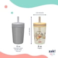 thumbnail image 5 of Zak Designs Disney Winnie the Pooh Kelso Toddler Tumblers 15oz 2-Pack Durable Plastic Sippy Cups With Leak-Proof Design is Perfect For Kids (Winnie the Pooh & Friends), 5 of 11