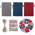 thumbnail image 4 of Room Decor Diy Decorations Calendar Hanging Xmas 2021 Advent Sacks 24 Days Countdown Bags Calendars Advent Decor Gift Wrapping Paper Wrapping Sheet,Roll Paper,Decorative Paper,Kraft Paper,Patterned P, 4 of 9