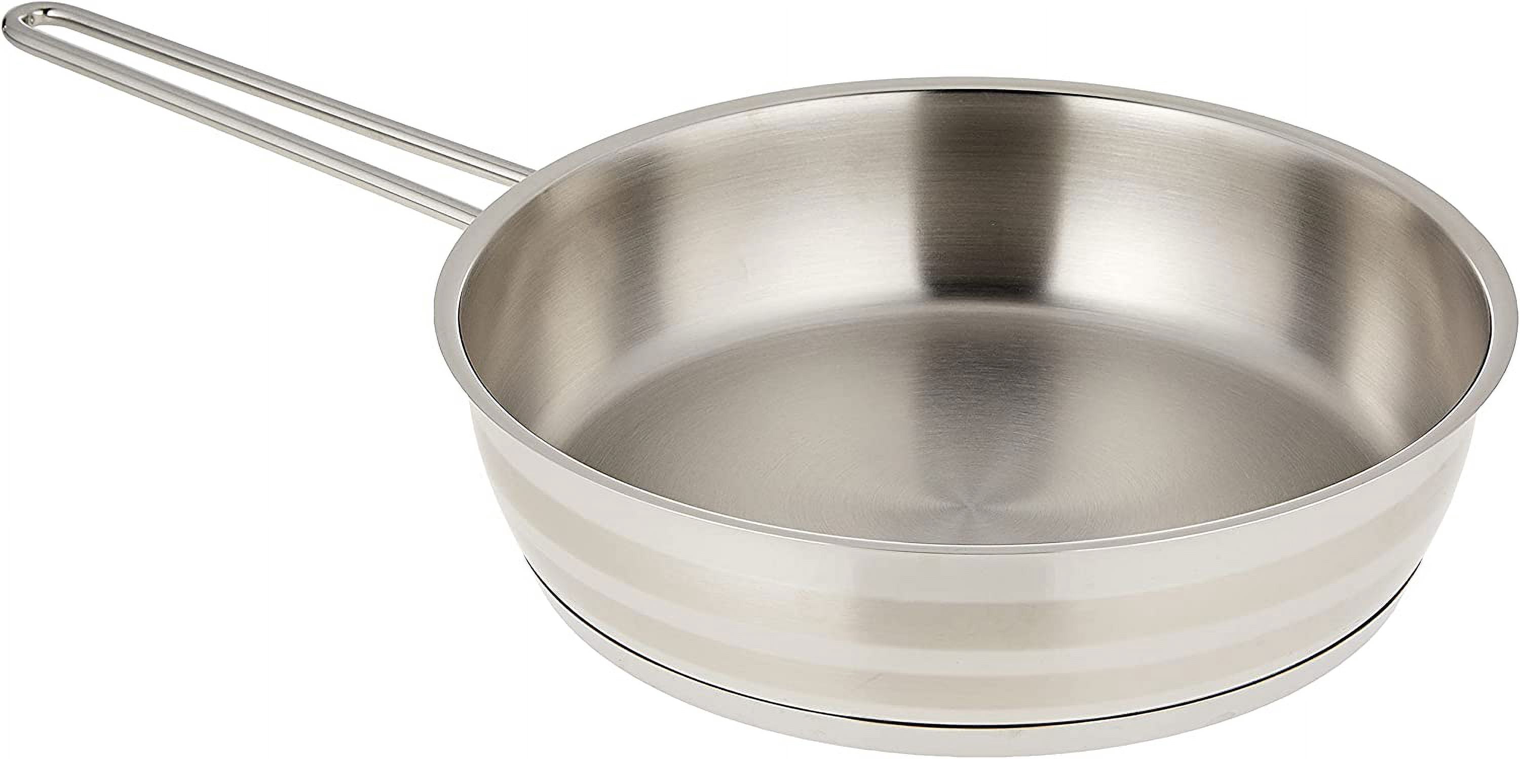 YBM Home 9-Piece 18/10 CRr-Ni Stainless Steel Pots and Pan Set, Silver
