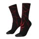 thumbnail image 1 of Fotbe Red Spider Calcetas Largas con Estampado para Hombre y Mujer – Calcetas de Compresión Transpirables y Elásticas, Viajar y Uso Diario Talla 5-11, 1 of 6