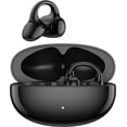 thumbnail image 1 of Restored Edifier LolliClip Open-Ear True Wireless Earbuds, Bluetooth 5.4, Hi-Res LDAC, Adaptive ANC, Health Monitoring, Spatial Audio, Interchangeable Design, Multipoint, App Control, IP56, Black (Refurbished), 1 of 8