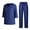 Navy, variant on Minjewel Women's Short Sleeve Round Neck Scrubs for Women Set with Pockets, Breathable Scrub Set for Nurses, Caregivers & Medical Professionals,Beige L