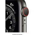 thumbnail image 2 of Reloj Apple Watch Series 6 (GPS + Cellular) Caja de acero inoxidable en grafito de 40 mm con correa- Plata, 2 of 5