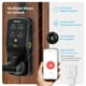 thumbnail image 2 of Lockly Secure Plus Cerradura de puerta inteligente Bluetooth, entrada sin llave con teclado digital PIN Genie®, cerradura de puerta delantera con sensor biométrico de huellas dactilares 3D con manija,, 2 of 5