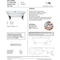thumbnail image 2 of BarclayGallagher CI 72" Dbl Roll Tub, 2 of 2