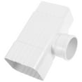 ITSELFER PVC Rain Gutter Downspout Extension Downspout Gutter Y