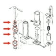 thumbnail image 2 of Cylinder Rebuild Seal Kit Replacement For Mercury Mariner Force Trim Tilt Outboard - 813432A3, 2 of 2