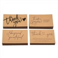 thumbnail image 2 of 360 Piezas Exquisitas Tarjetas de Thank You de Papel Kraft, para Pequeñas Tarjetas de Reconocimiento de Negocios Tarjetas de Decoración de Regalo, 2 of 5