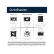 Microsoft - Surface Pro - 13 Touchscreen - Snapdragon X2 Plus (10 Core) 2026 -16GB Memory - 256GB Storage - Device Only (12th Edition) Platinum