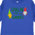 thumbnail image 4 of Inktastic Chillin' with My Gnomes Boys or Girls Long Sleeve Toddler T-Shirt, 4 of 5