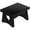 Black, variant on eHemco Rectangular Solid Hardwood Step Stool for Adults and Kids, 7.5 Inches, Unfinished