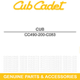 thumbnail image 6 of CUB CADET 490-200-C083 Air Filter/Pre Filter RZT SX42 SX46 SX50 XT2 LX46 SLX50, 6 of 9