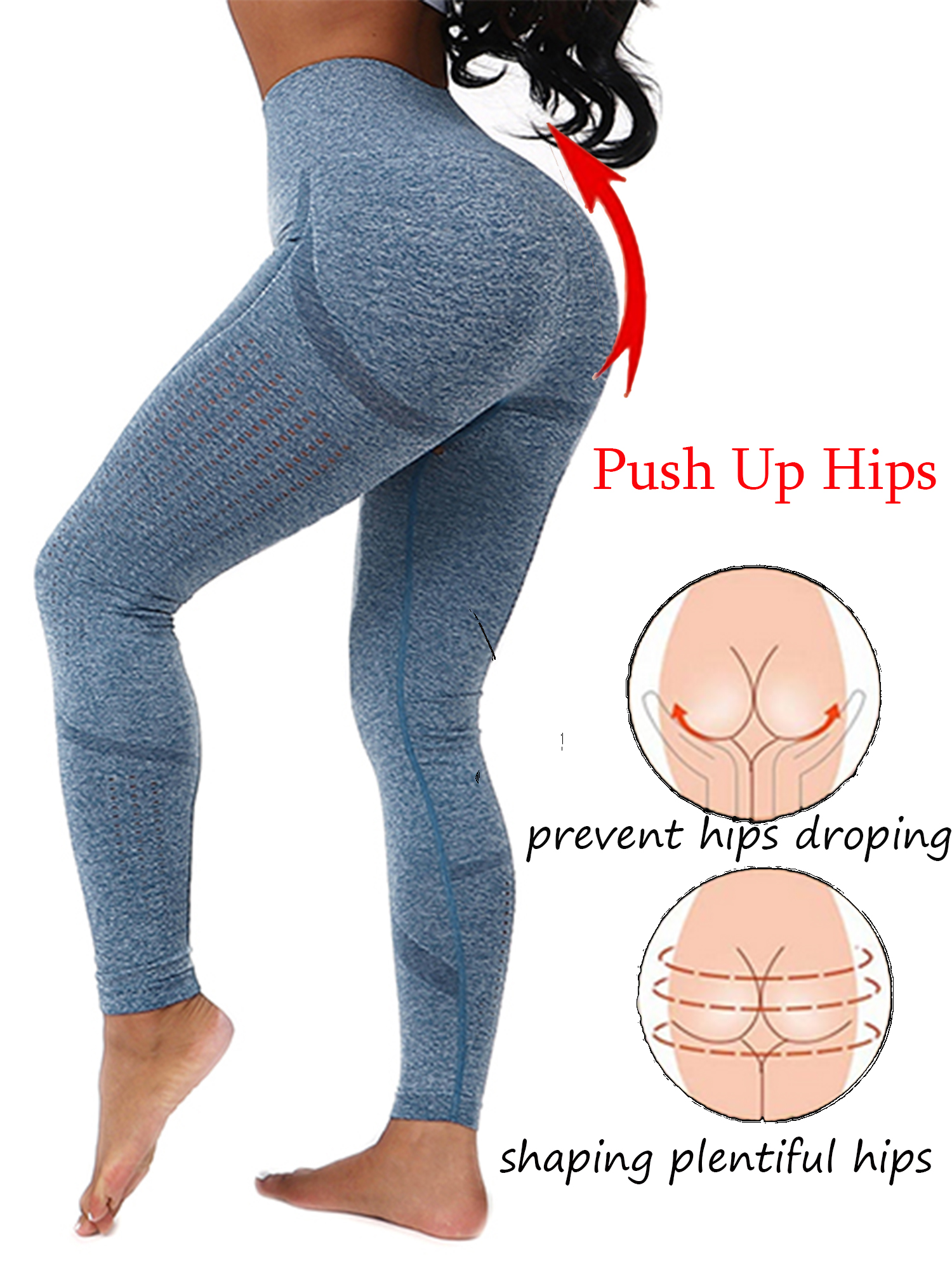 High Waist Yoga Pants Anti Cellulite 