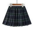 thumbnail image 4 of Toddler Girls Skirts Summer Plaid Pleated Skirt Childrens Girl School Daily Wear Lightweight Breathable Comfortable Loungewear Skirts，10 -12 Years, 4 of 4