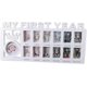 thumbnail image 1 of 12 Month Baby Photo Frame My First Year Multi Photo Baby Photo Frame for 13 Photo Collages Baby Photo Frame for Birth List, Baptism Gift for 1st Birth, 1 of 5