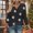 Black, variant on Qulqfy Tops for Women 3/4 Sleeve Floral Spring Shirts V Neck Dressy Casual Fall Tunic Tops Blouses for Women L