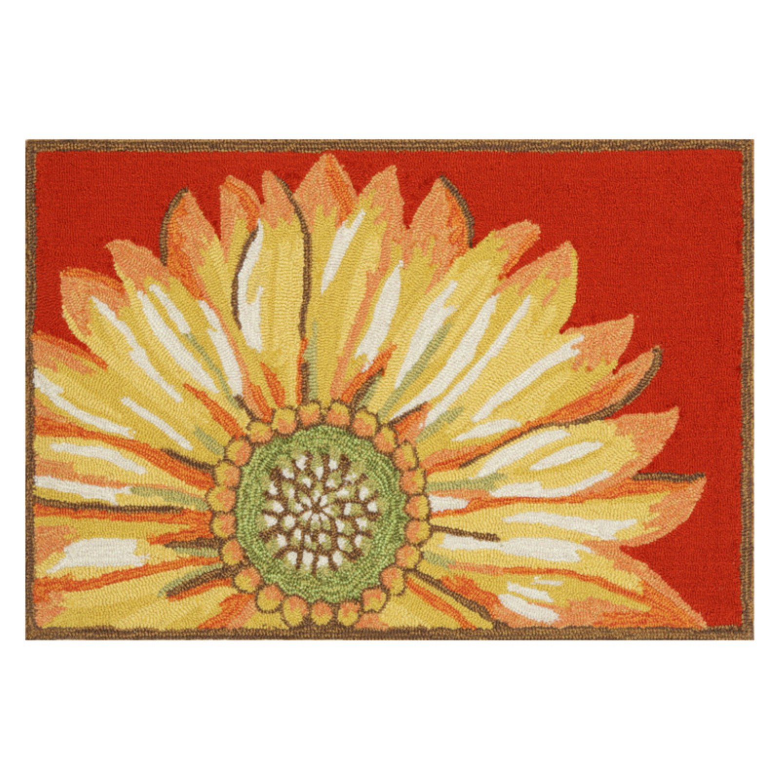 Trans-Ocean Rug Frontporch Sunflower Doormat by Supplier Generic