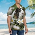 thumbnail image 5 of Daiia Daisy Guinea Pig Hawaiian Shirt for Men Gentle Cotton Regular Short Sleeve Casual-3X-Large, 5 of 9