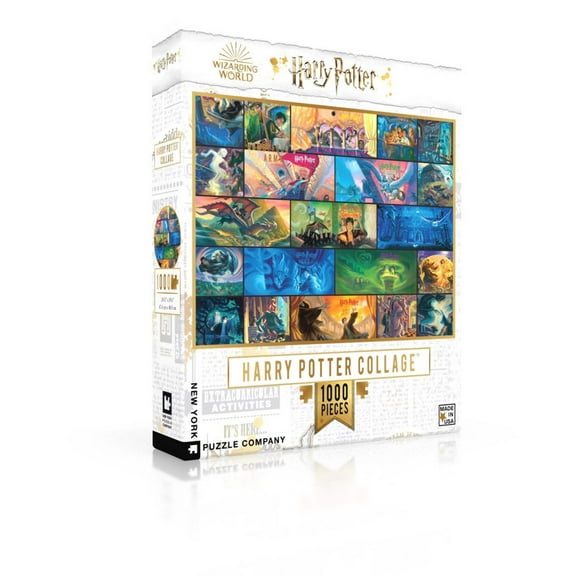 New York Puzzle Company Harry Potter Collage 1000 Piece Jigsaw Puzzle
