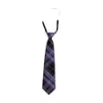 thumbnail image 1 of Boys Girls Solid Color Tie Pre-Tied Adjustable Kids Necktie For Wedding School Graduation Purple B, 1 of 3