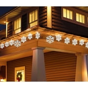 Holiday Time Twinkling Snowflake Icicle Light Set Comes With 105 Lights